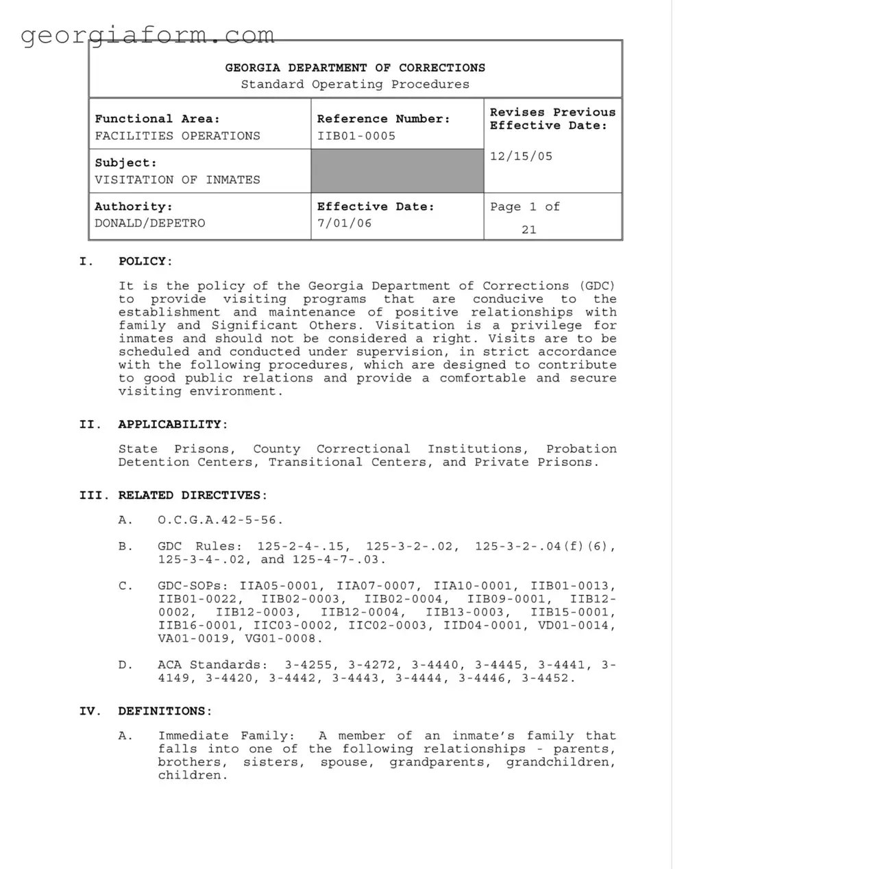 Free Georgia Sop Template in PDF