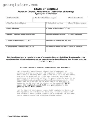Free Georgia 3907 Template in PDF